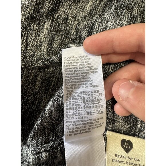 Madewell Cardigan Size Small Marled Panda Open Front Cardigan Sweater Pocket NWT - Picture 12 of 15